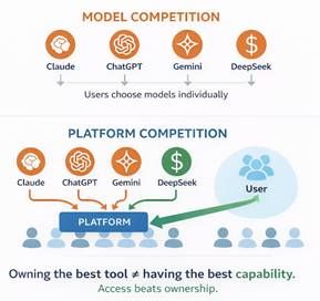 Illustration of multiple AI models